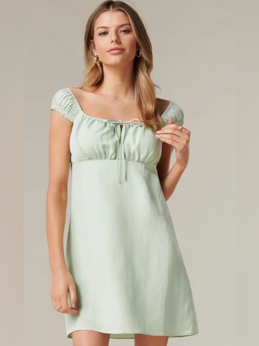 Ever New Mint Green Mini Dress